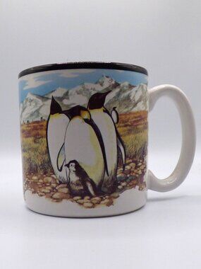1991 Emperor Penguin Mug, Potpourri Press